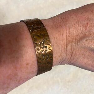 Handmade Copper Waves Bracelet
